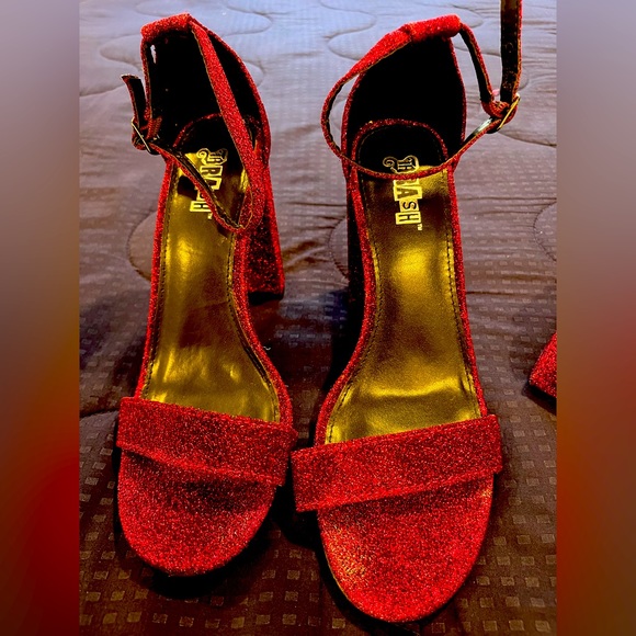 Brash Women’s Chunky Heel Sandal & Handbag Purse Bundle Set Size 8.5 Pink/Purple - Picture 2 of 10